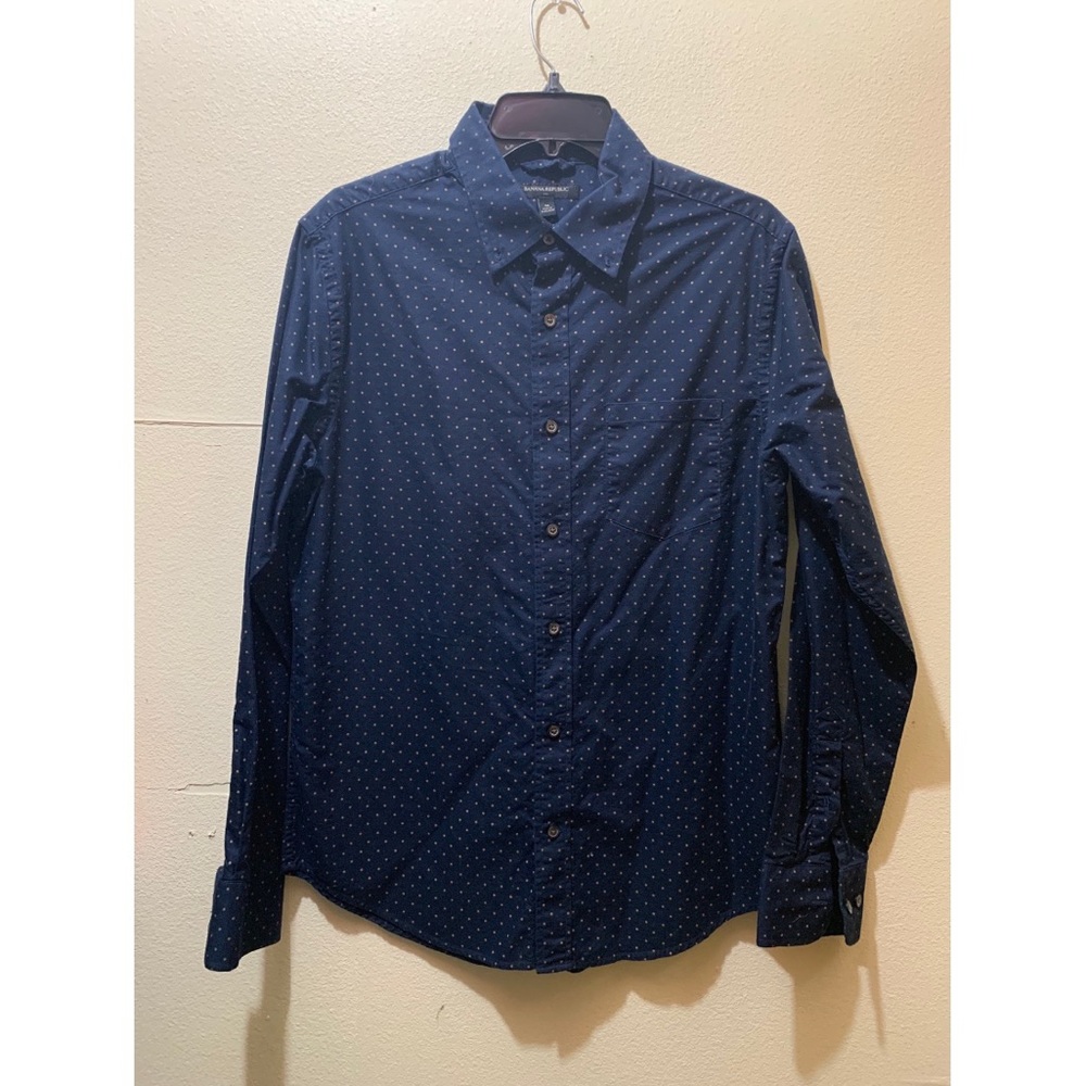 Banana republic men’s button down navy medium